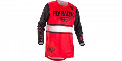 dres Kinetic ERA 2018, FLY RACING - USA (černá/červená)